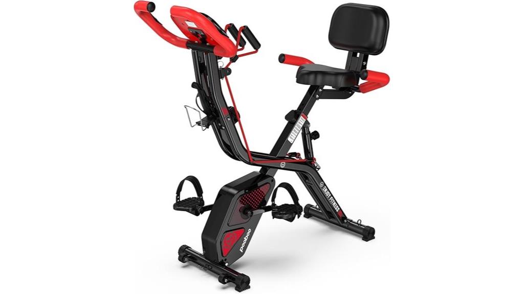 foldable bike with adjustable resistance