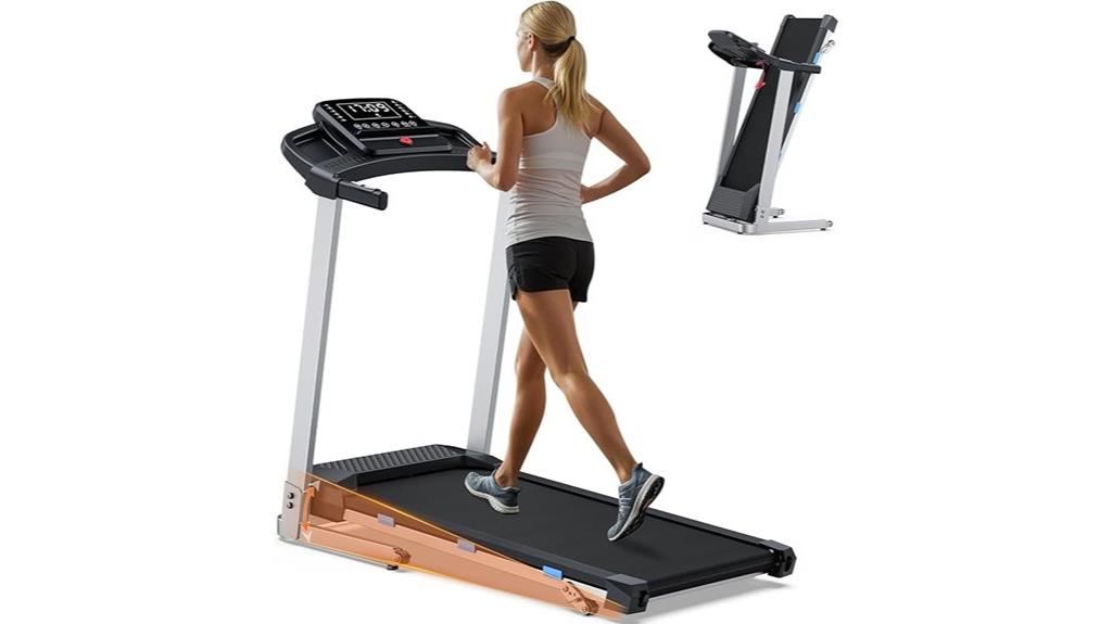foldable bluetooth treadmill with incline