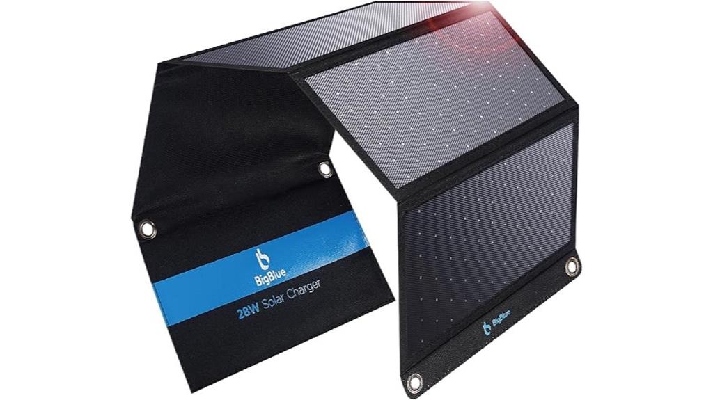 foldable waterproof solar charger