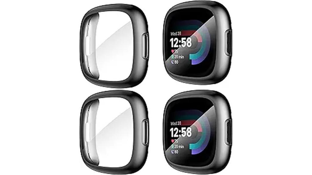four pack fitbit screen protectors