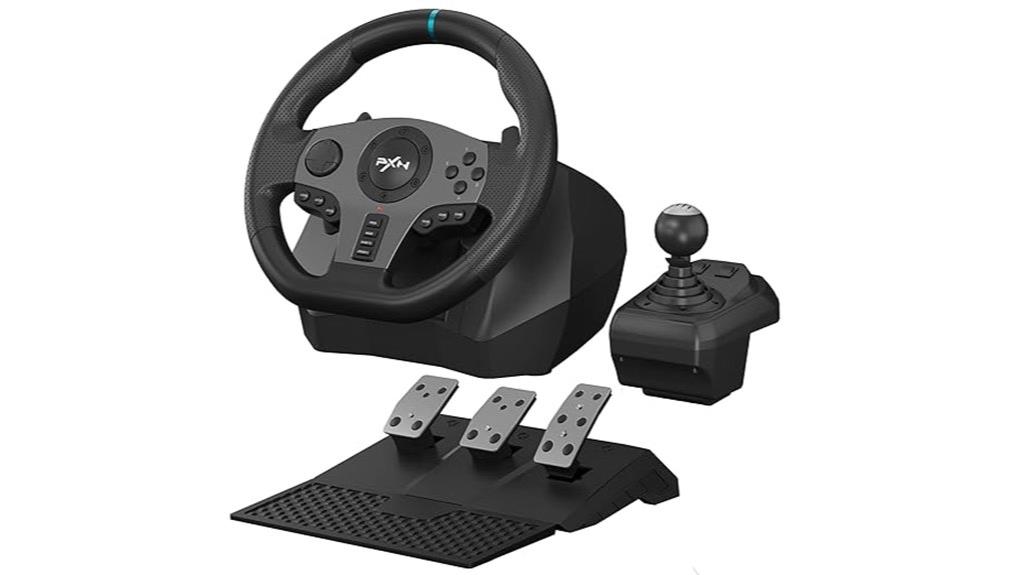 gaming racing wheel set
