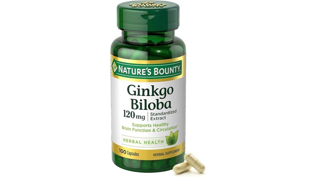 ginkgo biloba memory support