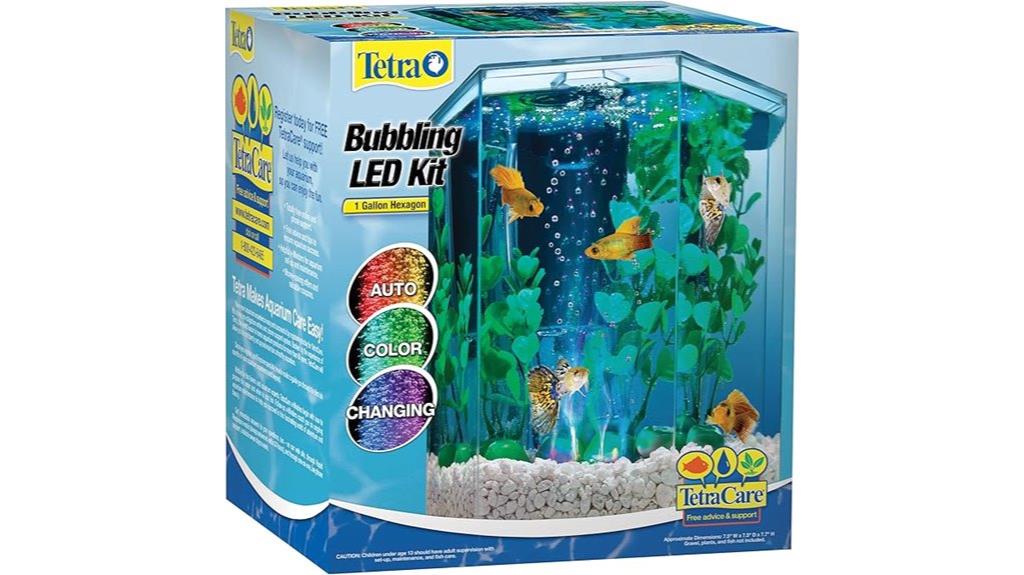 hexagon tetra led aquarium