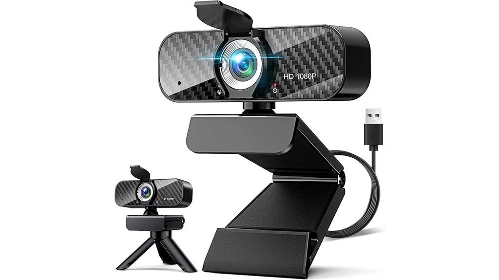 high definition webcam with tripod