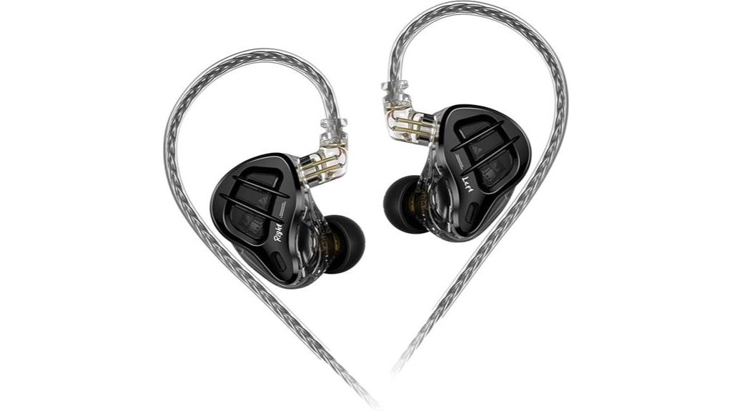 high fidelity hybrid earphones