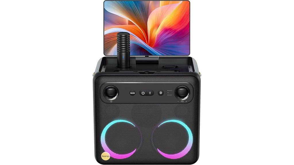 high power karaoke system bundle