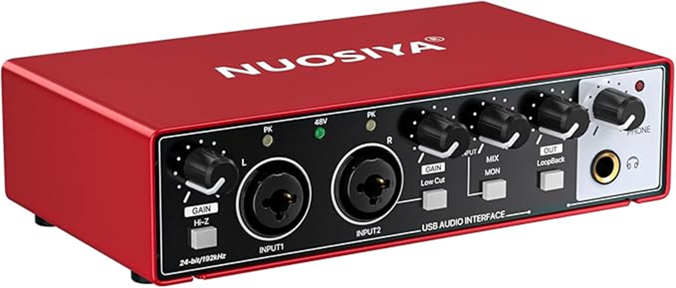 high quality 24bit audio interface