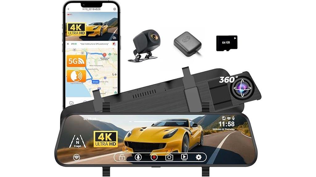 high resolution rear camera
