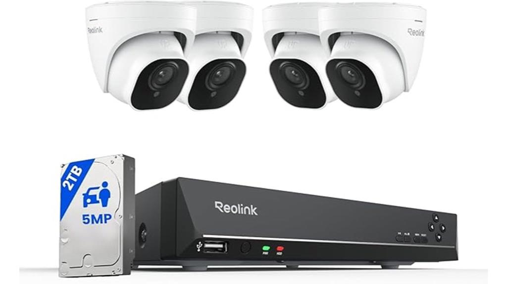 high resolution security camera system