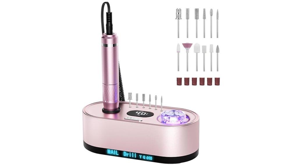 high speed lcd nail drill