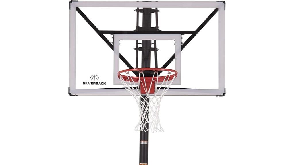 in ground basketball hoops