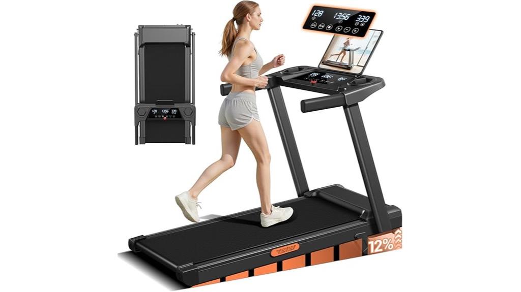 incline portable treadmill features