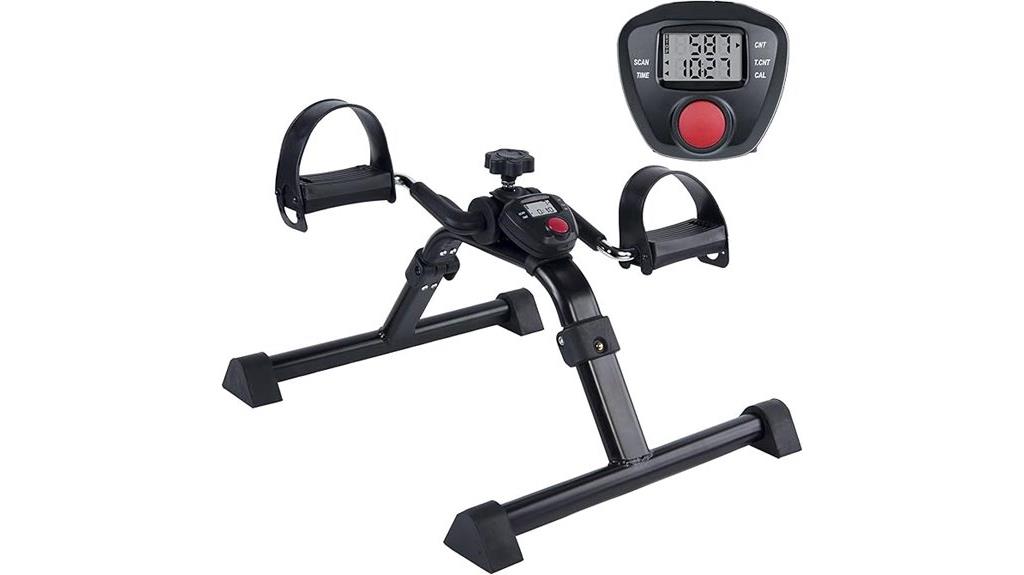 indoor pedal exerciser with display