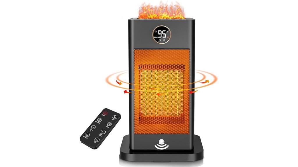 indoor space heater with humidifier