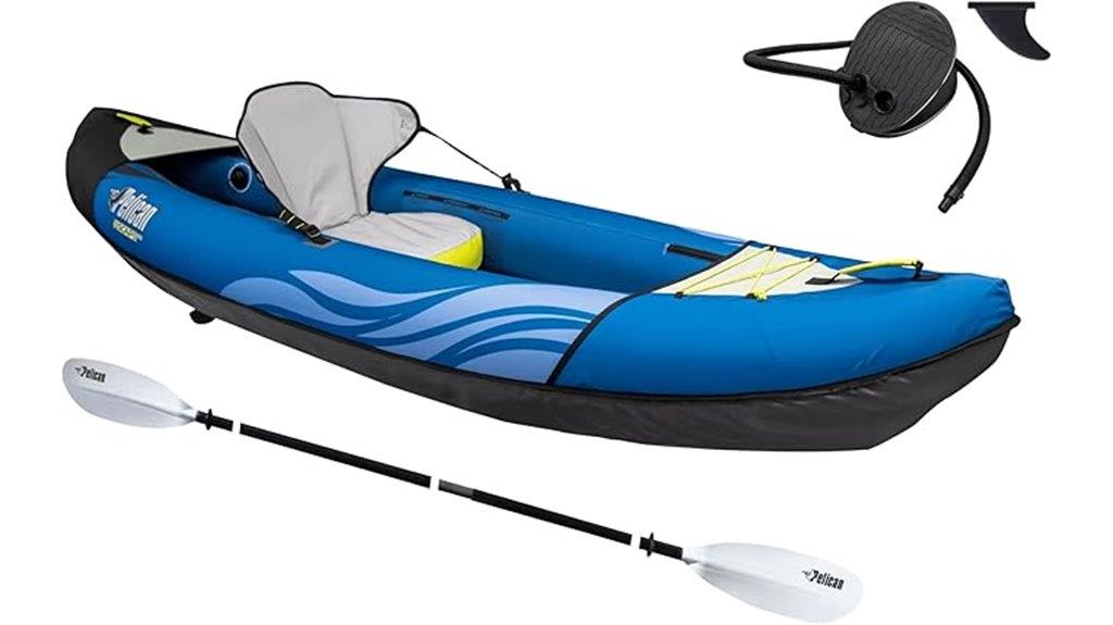 inflatable pelican kayak design