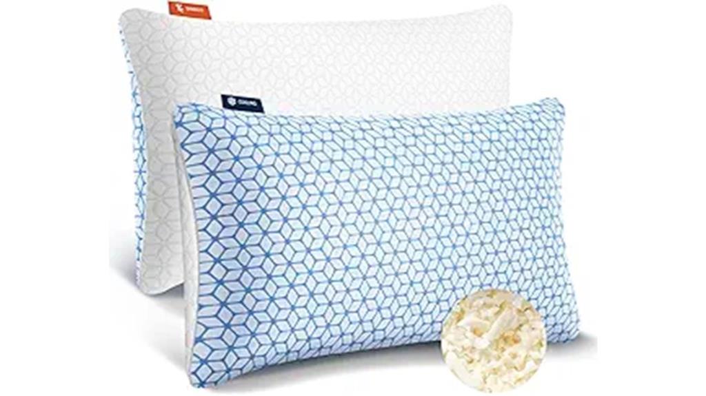king size shredded memory foam