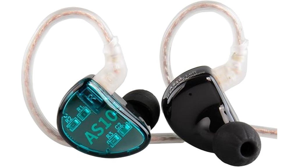 kz as10 earbuds model