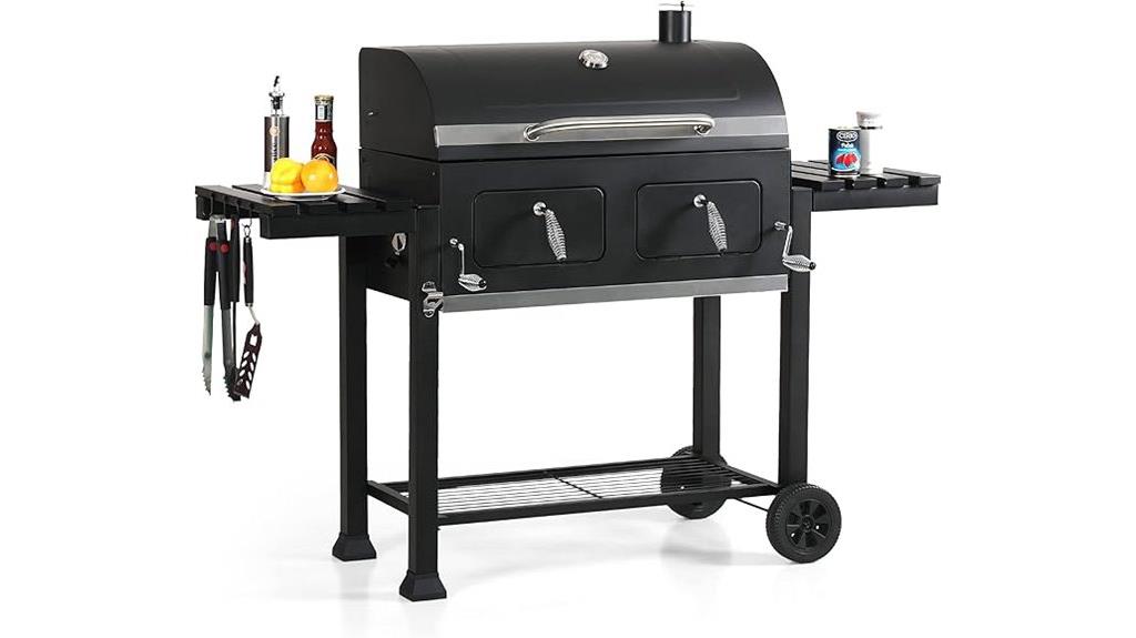 large charcoal grill