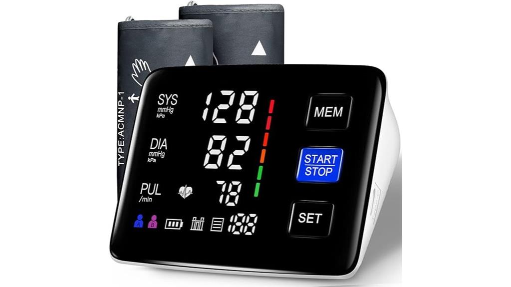 large cuff digital monitor