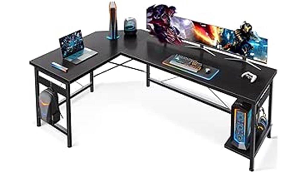 large l shaped gaming desk