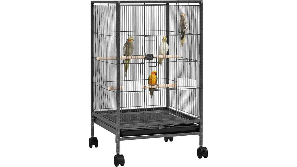 large wrought iron cage