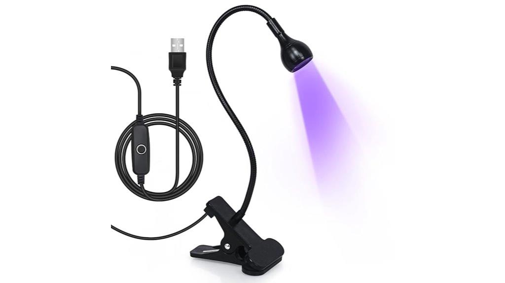 led nail dryer clamp