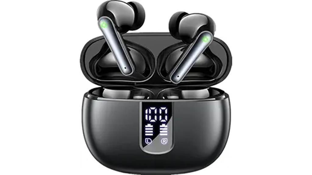 long lasting waterproof wireless earbuds