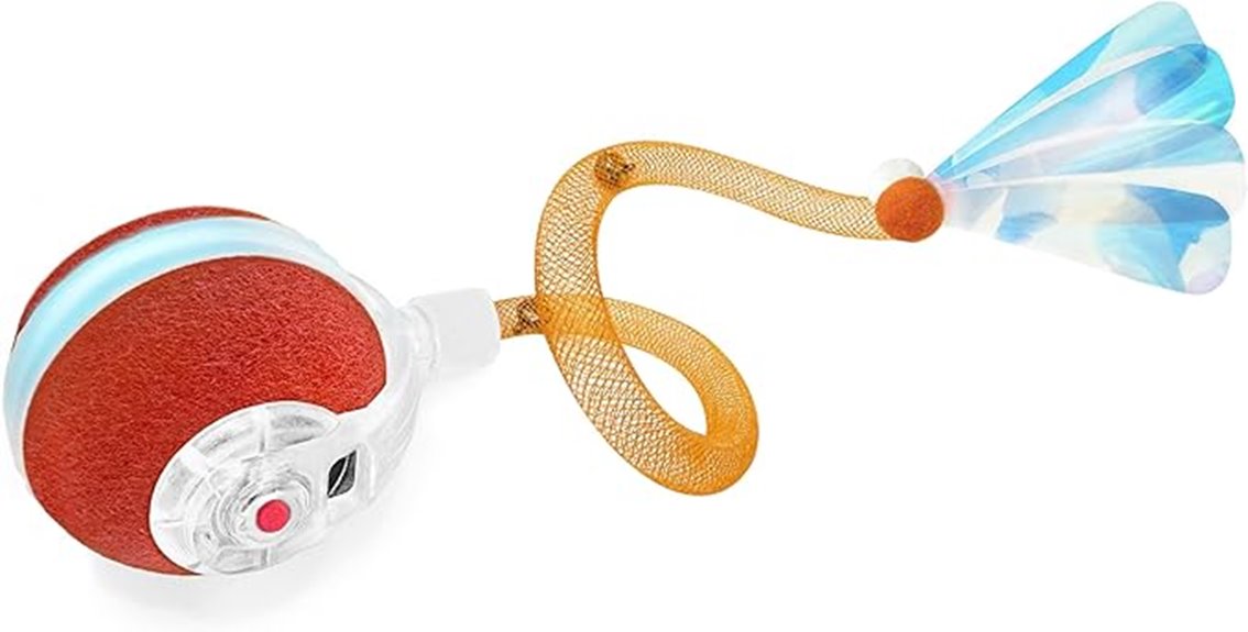 moving ball cat toy