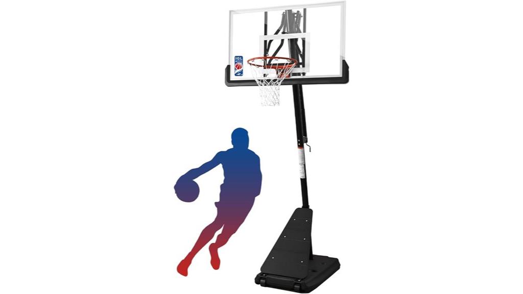 outdoor 52 inch basketball hoop
