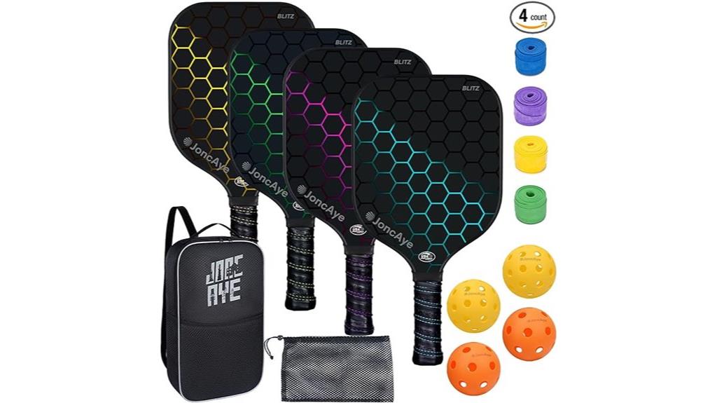 pickleball set with accessories