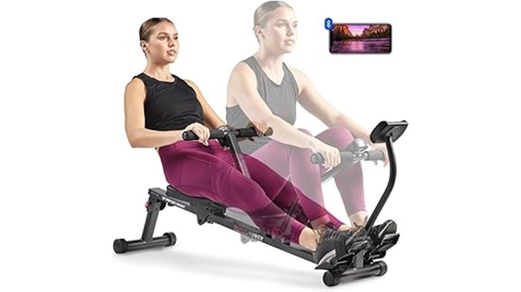 portable adjustable rowing machine