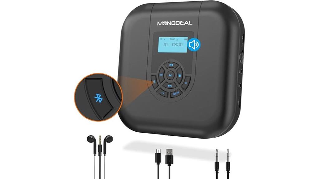 portable bluetooth cd player