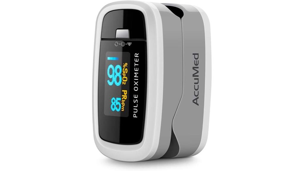 portable fingertip pulse oximeter