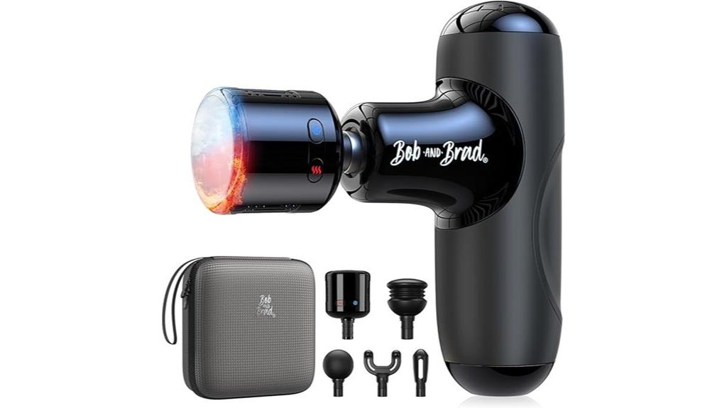 portable heat cold massage gun