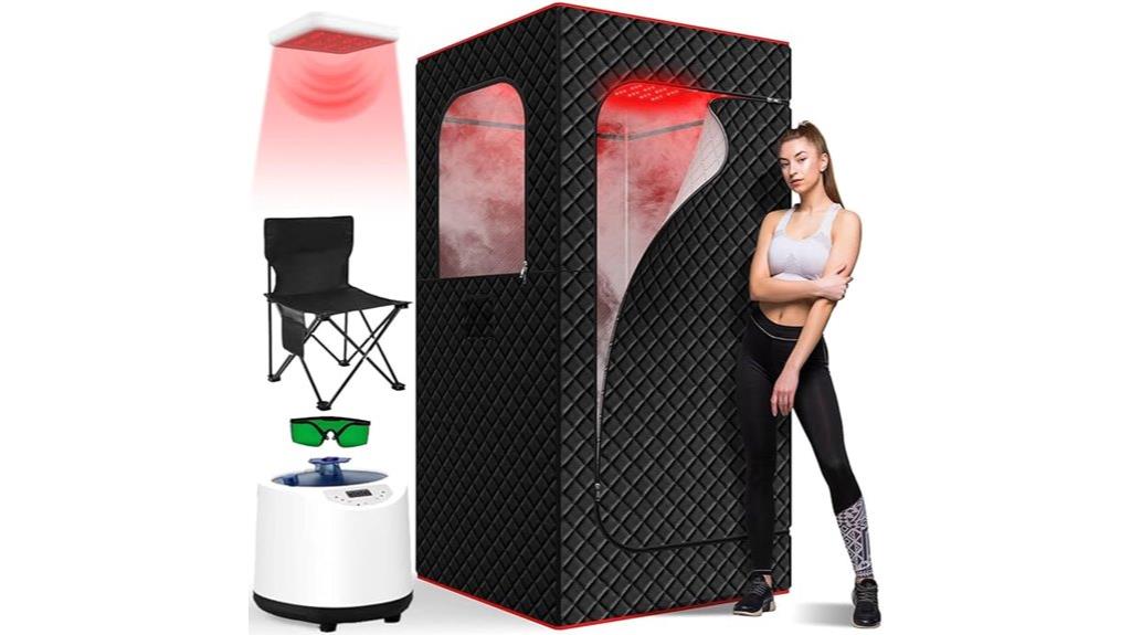 portable infrared sauna tent