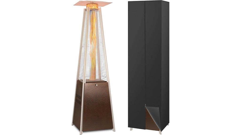 portable pyramid patio heater