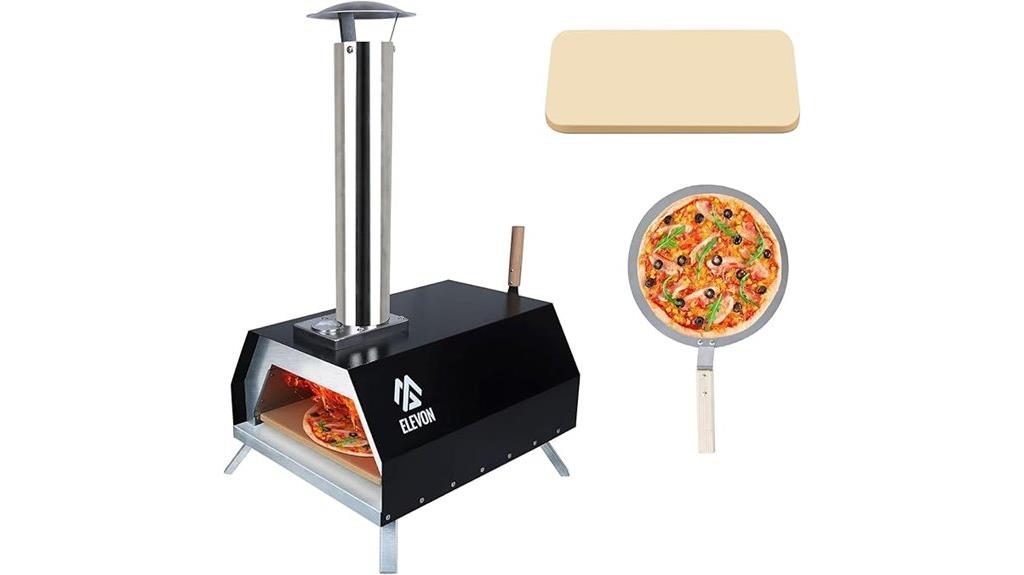 portable stainless steel pizza grill