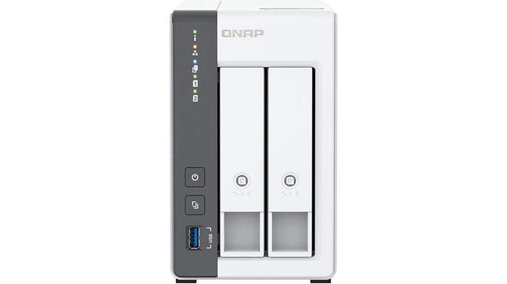 qnap 2 bay arm nas