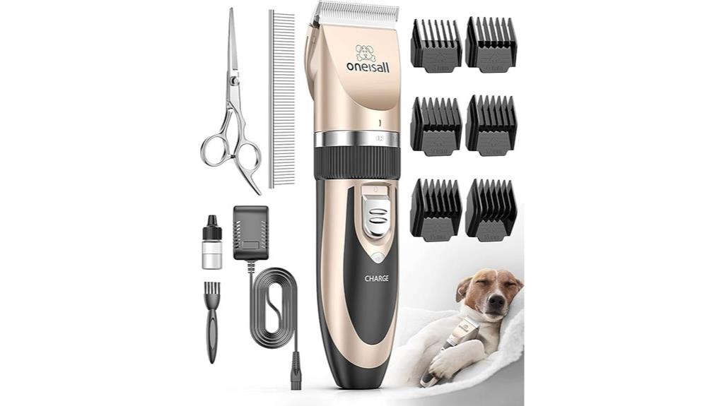 rechargeable gold dog trimmer