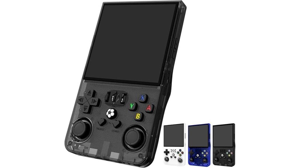 retro gaming console with battery