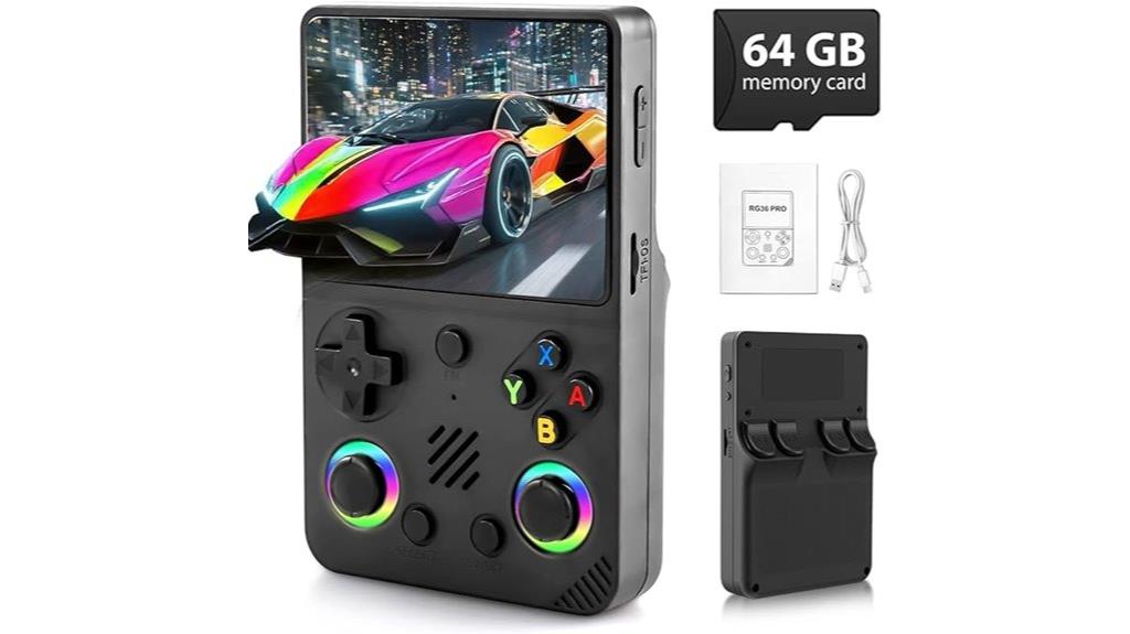 retro handheld gaming console