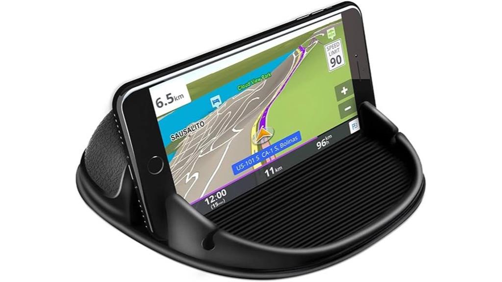 silicone dashboard phone mount