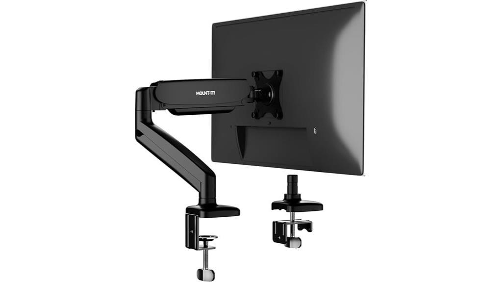 single monitor desk mount