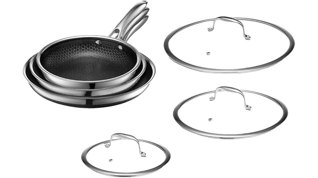 six piece cookware set