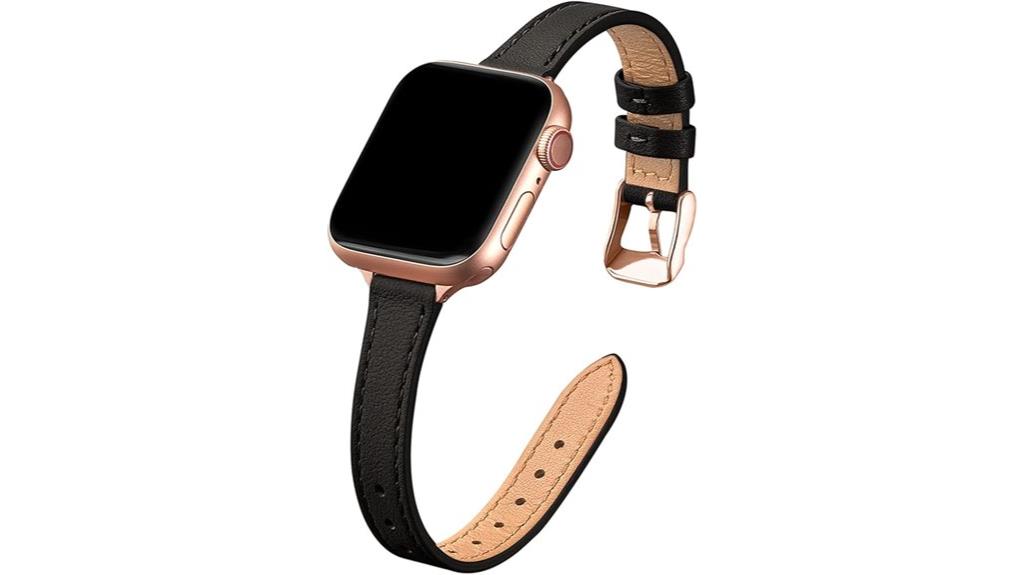 slim leather bands compatibility