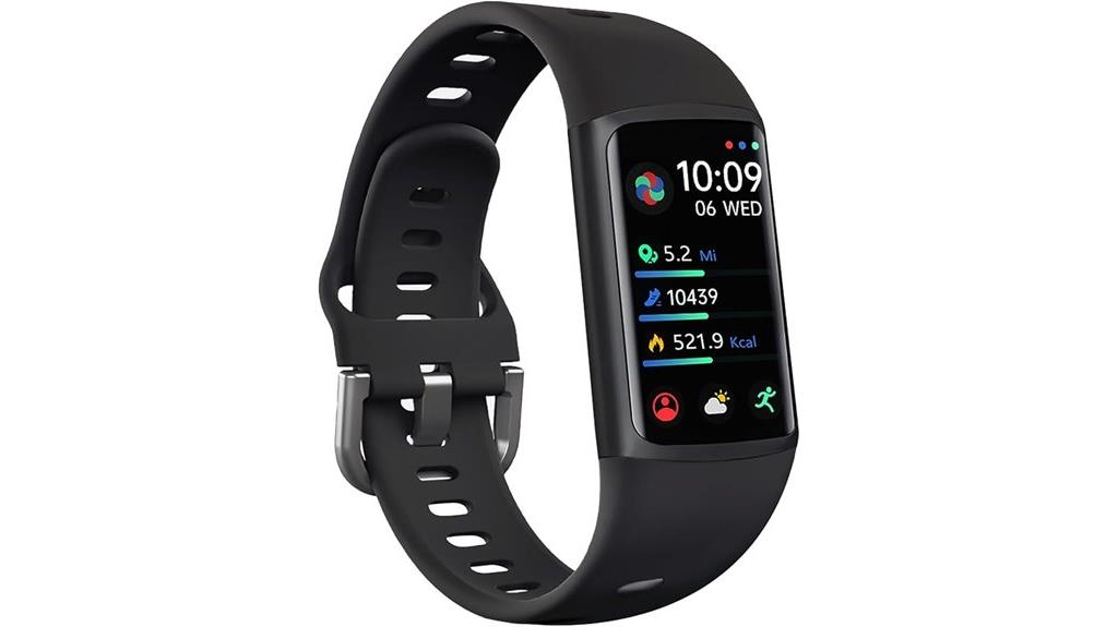 slim waterproof fitness tracker