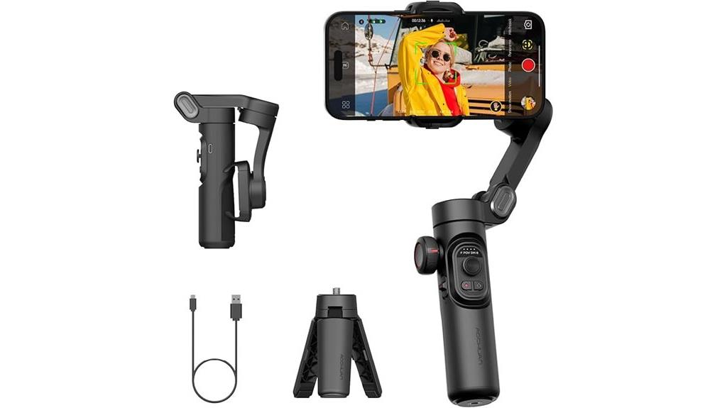 smartphone gimbal stabilizer device
