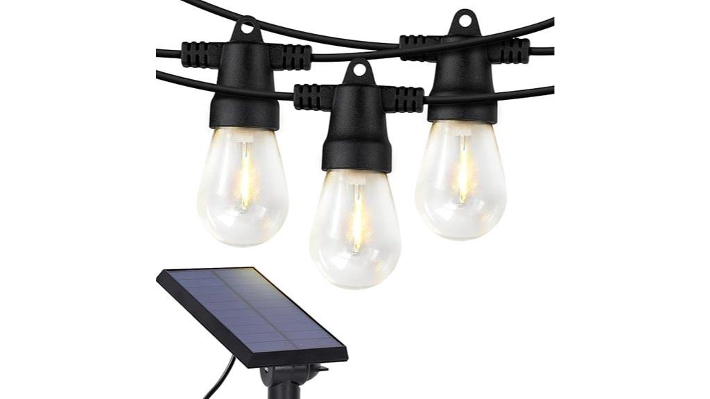 solar waterproof patio lights