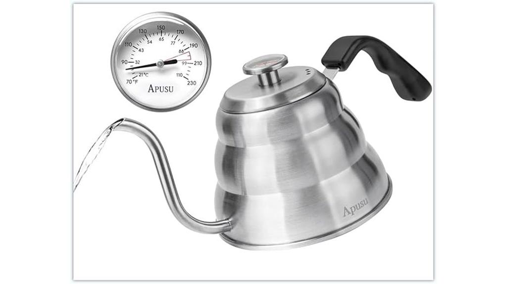 stainless steel pour over kettle