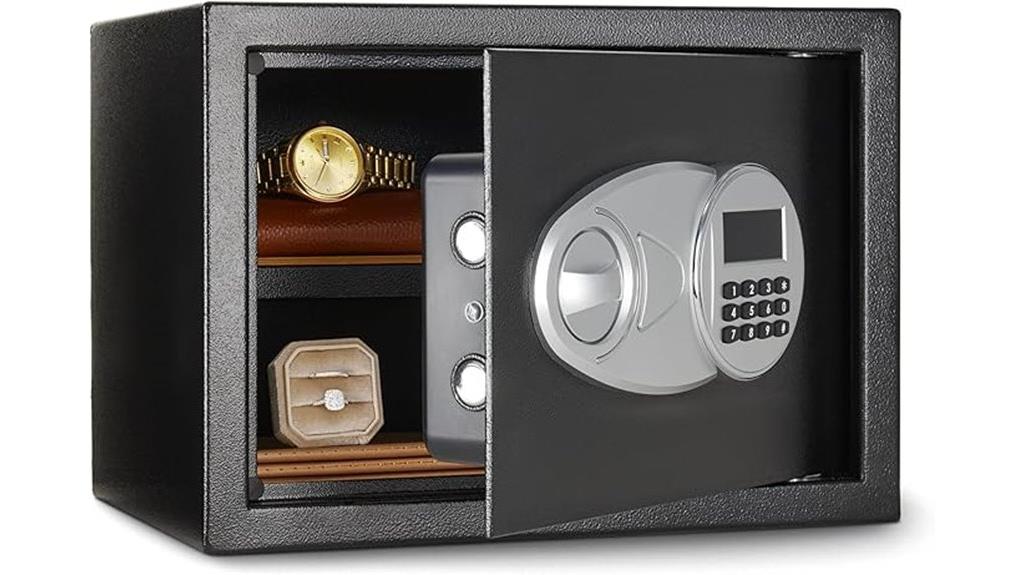 steel safe with keypad